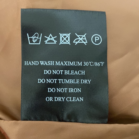 Love Token Faux Suede Leather Open Front Belted Jacket - Picture 12 of 12